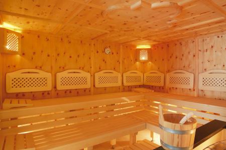 Sanfte Wärme zum Entspannen: Sauna inklusive in der Alpenperle Bio-Sauna in Ihrer Ferienwohnung in Tirol Alpenperle