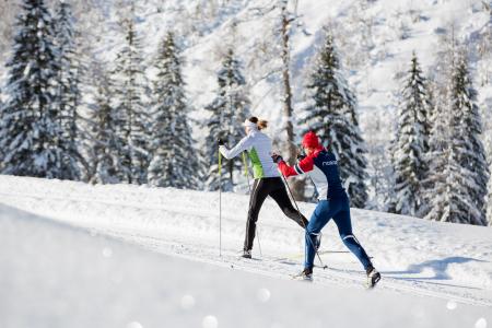 Langlaufen Urlaub Achensee - Loipen für Skater und klassische Langläufer Langlaufen Urlaub Achensee